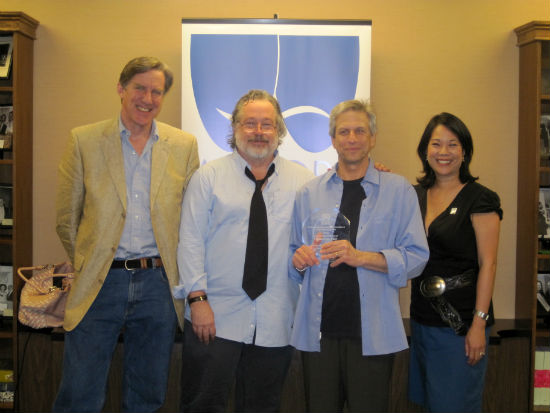 From L to R: Equity President Nick Wyman, American Idiot Producers Tom Hulce and Ira Pittelman and EEO Committee Co-Chair Christine Toy Johnson