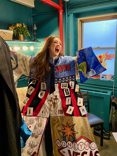 Kaleigh Cronin in the Legacy Robe.